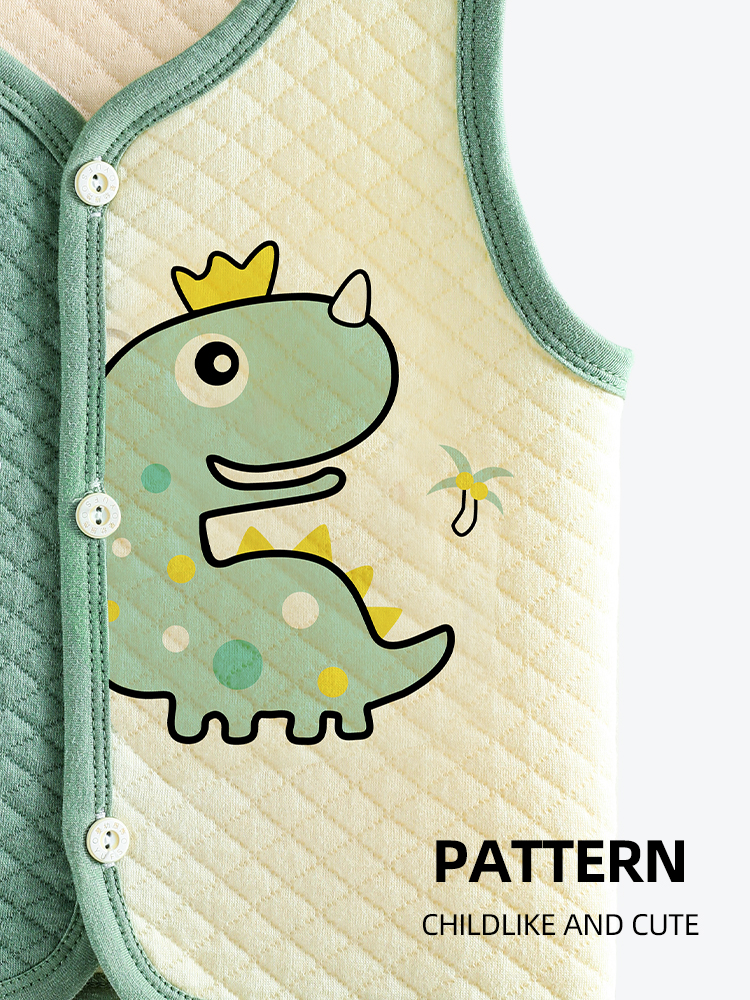 baby winter windproof cotton doublelayer thermal vest