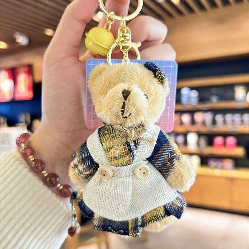 Bag charms Designer charm for women Cartoon Keychain Doll Backpack Pendant Creative Little Bear Bag Decoration Cute Plush Toy
