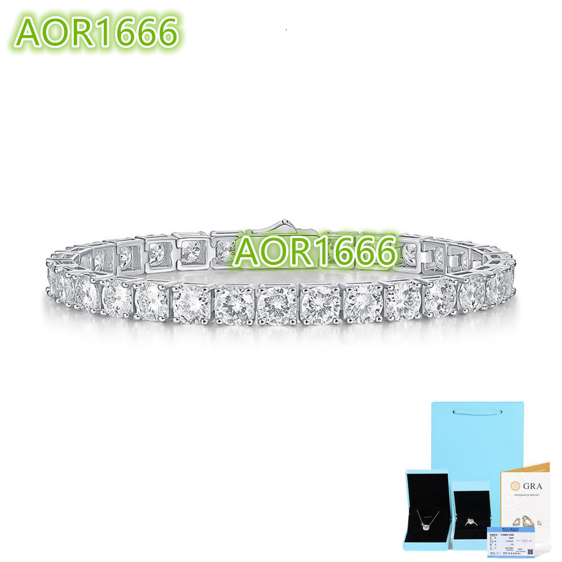 Fine Jewelry Necklaces Hip Hop S925 Silver VVS Moissanite Diamond Cluster Iced Out Tennis Chain Bracelet Necklace for Men Women