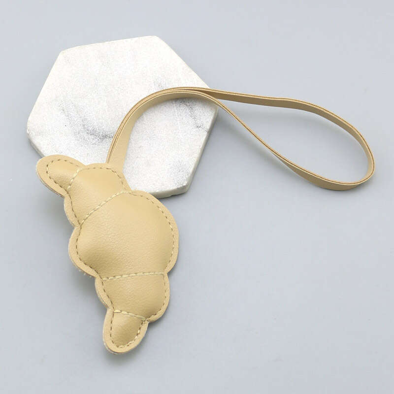 DIY Jewelry Ins Cartoon PU Leather Lanyard Baguette Lemon Keychain Bag Accessories Pendant