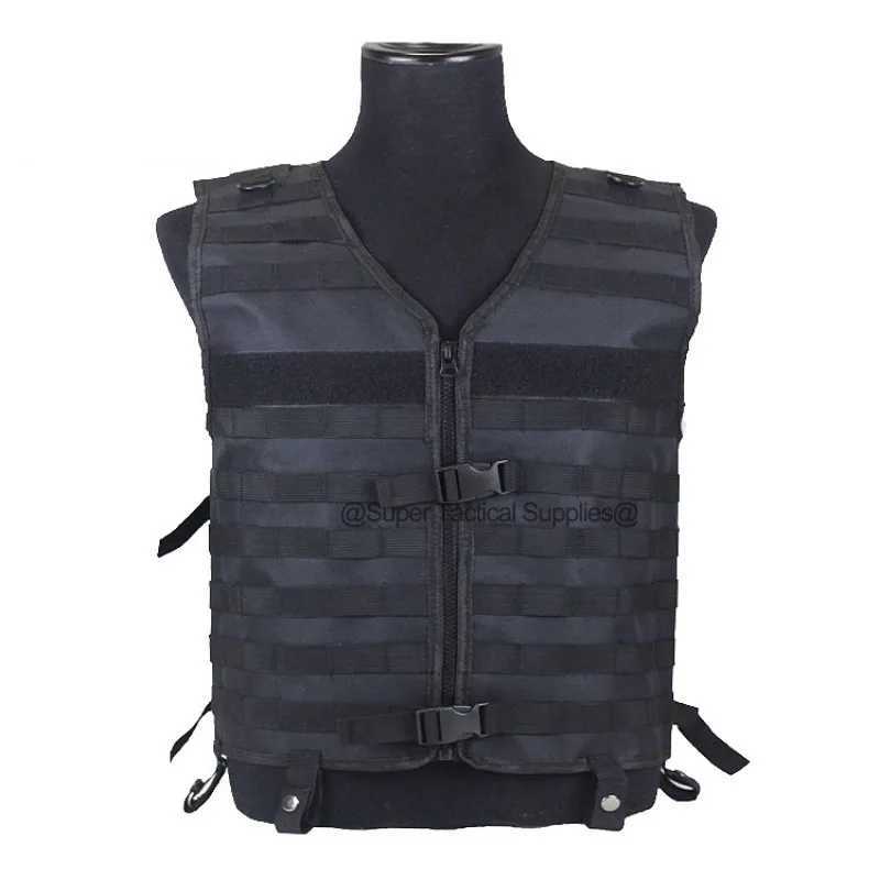Adjustable Tactical Vest Field Hiking Load Carrier Hunting Vests Airsoft Molle Gear Security Guard Suit Breathable Sport Clothes Y250814