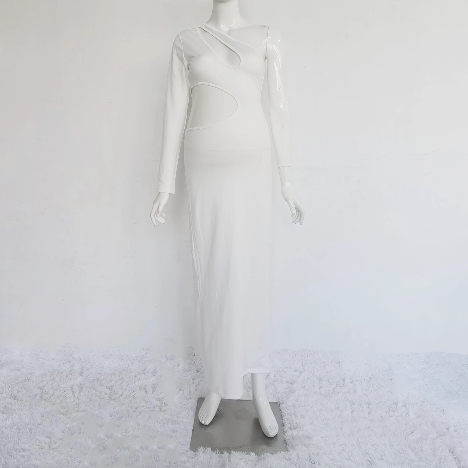 Sloping Shoulder Summer Maternity Pography Dress Stretchy Bodycon Pregnant Woman Po Shoot Dress 250813