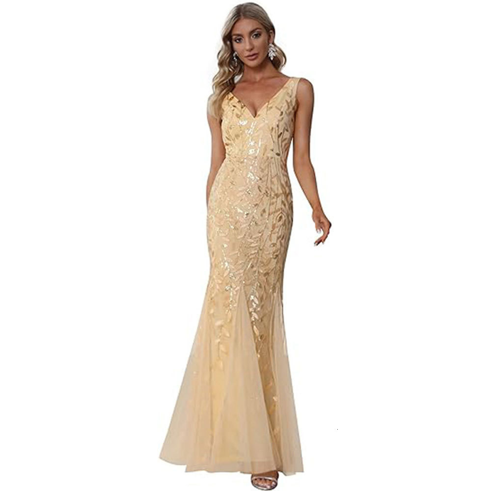 Sexy Sequin Mesh Party Dress Women Patchwork Sling V Neck Backless Long Robe Spring Summer Lady Slim Sleeveless Dresses 250520