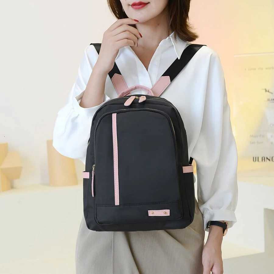 0xford Cloth Backpack for Women Large Capacity Versatile Design College Style Waterproof Lightweight Travel Bag XJ250814