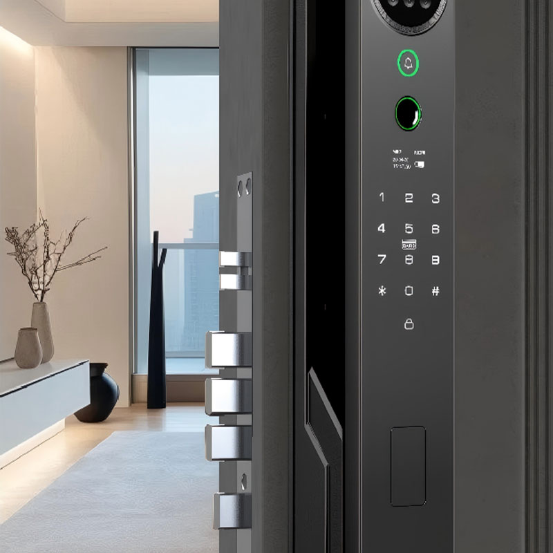 3D Face Recognition Palm Print Remote Control Waterproof Smart Lock RUBINHRC919