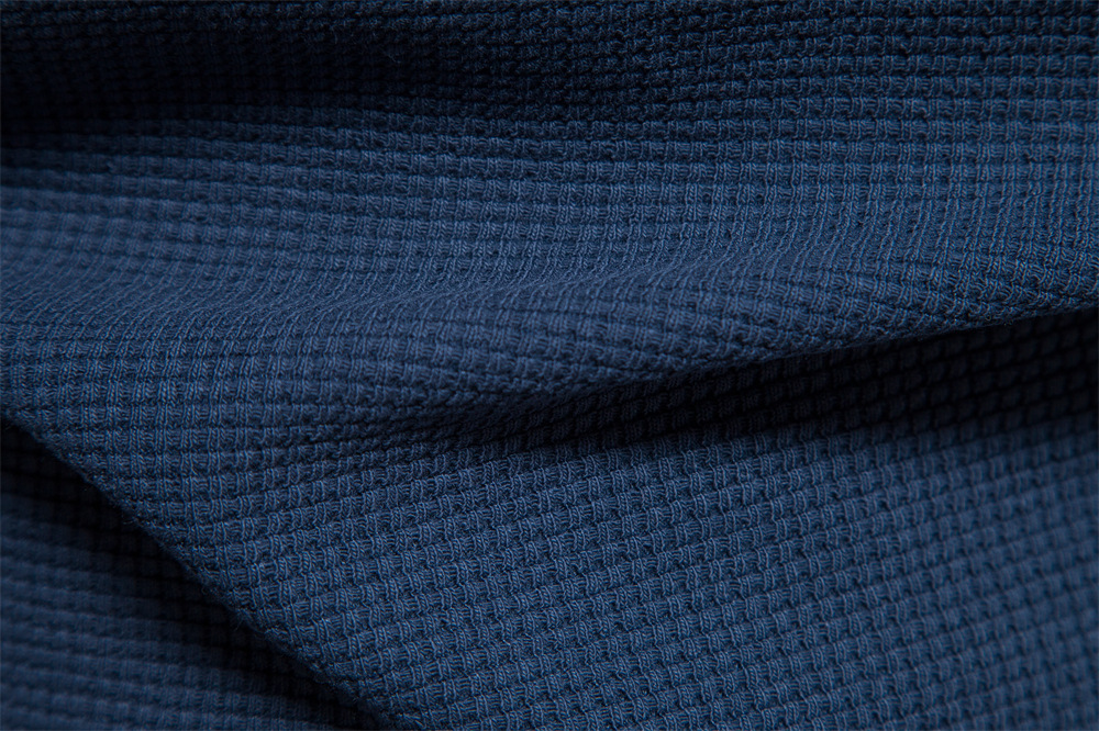 Premium Men's T-Shirt | 100% Cotton Waffle Knit Pocket Tee | Casual Crew Neck Top European size: S-2XL