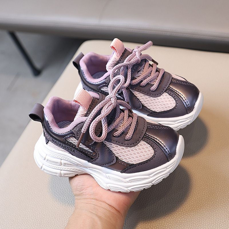 2025 New Kids Sports Shoes Unisex Kids Sneakers Mesh Breathable Basketball Shoes Kidsnest Toddlers Tennis Casual Footwear Shoes Trainers Size 21 - 30 