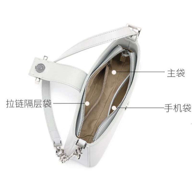 Designer Bags Vintage Female Genuine Leather Chain Shoulder Bags For Women 2025 Designer Crossbody Purse Underarm Ladies Handbags Luxury Bag