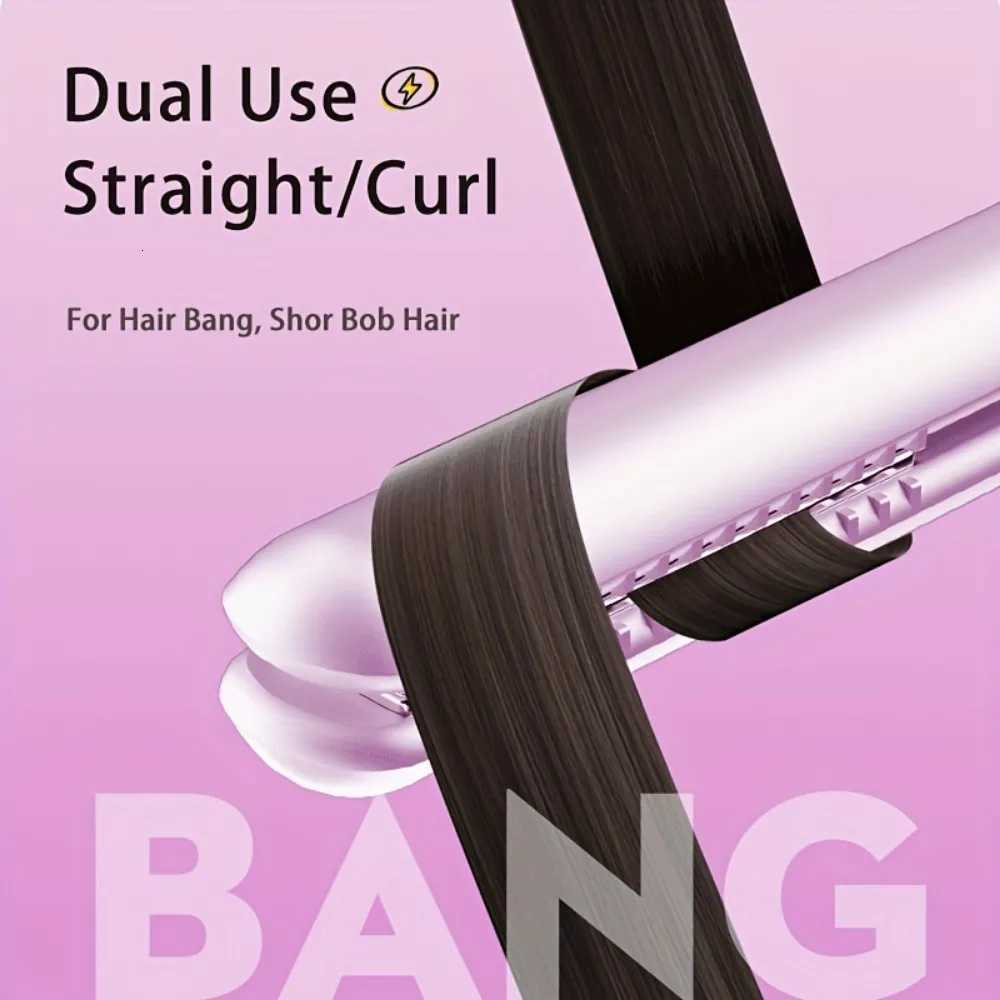 Portable Mini Hair Straightener Lightweight 180 Degrees Celsius Constant Temperature Control Suitable for Bangs and Short Hair W250814