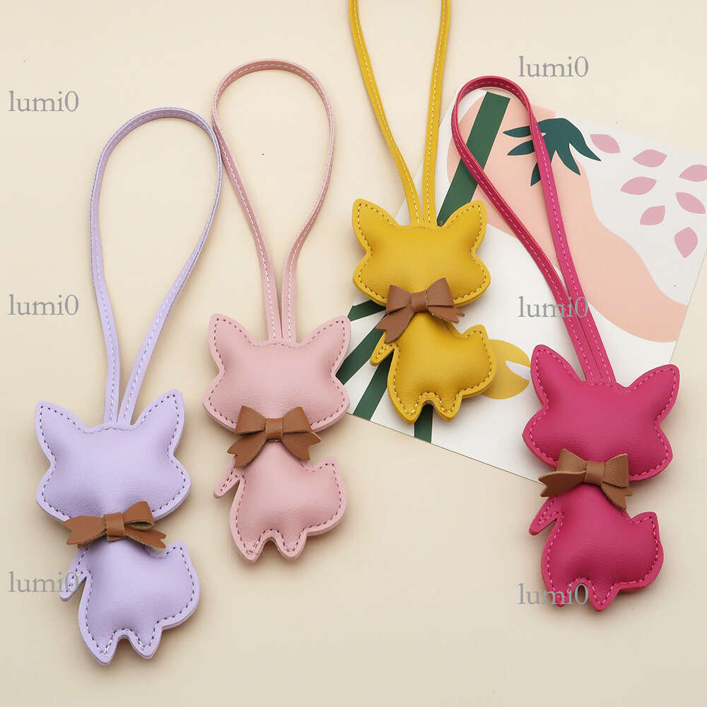 PU Cotton-Filled Cute Cartoon Fashion Bag Pendant Couple Small Ornament Car Keychain