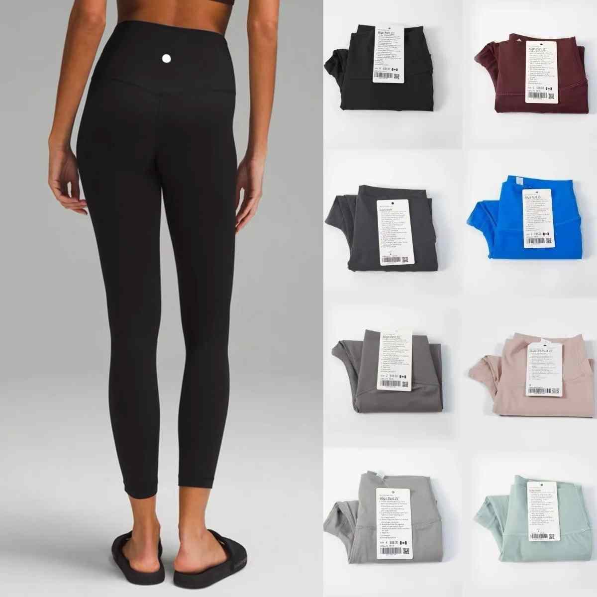 5A Yoga align leggings Women pants Outfits Lady Sports yoga Fashion Ladies Exercise Fitness Wear Girls Running Legging Ninth Pants luluness lemonlies Leggings