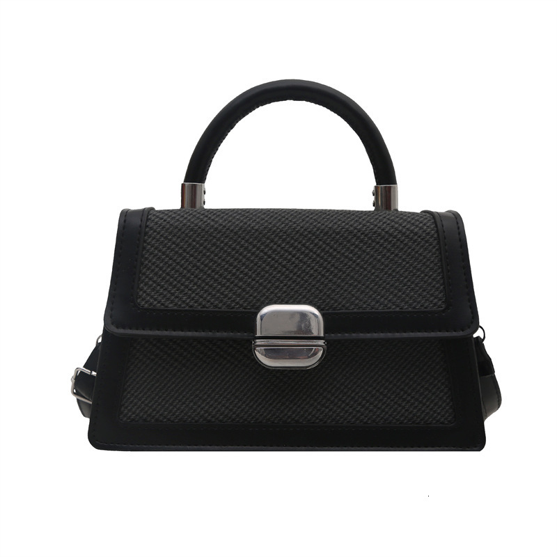 Luxury Brand Designer Bag Style Fashion Color-Block Handbag For Women 2025 Spring New Single Shoulder Bag High-End Crossbody Small Square Bag