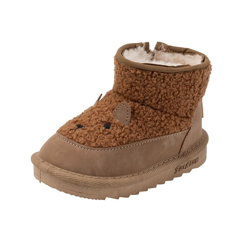 Infant Snow Boots For Children 2025 Cute Cartoon Little Toddler Plush Boots Thick Warm Cotton Shoes Kidsnest Kids Winter Boots Sizes Sizes US1C-US9C