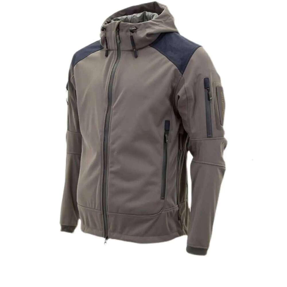 Light And Cold Cotton Outdoor Camouflage Jacket Men's Winter Warm Cycling Clothes Hooded Multi-Pocket Wind