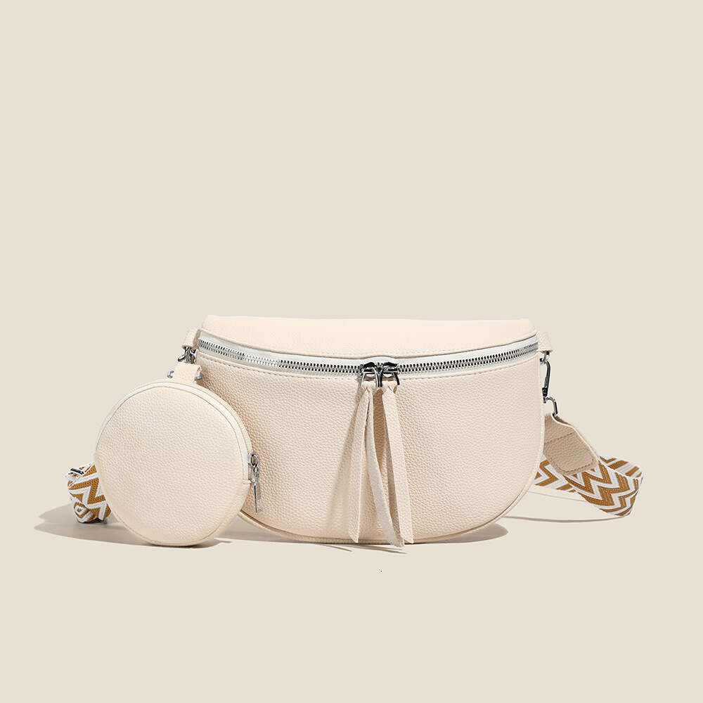 New Soft Leather PU Chest Waist wallet Fashion Women's with Coin Purse Casual Wide Strap Single Bags Designer Women Shoulder Crossbody Bag