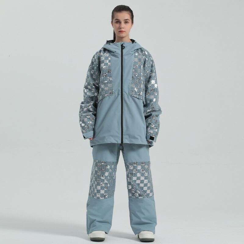 Women's Ski New Waterproof Windproof Warm Pants Outdoor Sports Large Size Men's Snow Suit