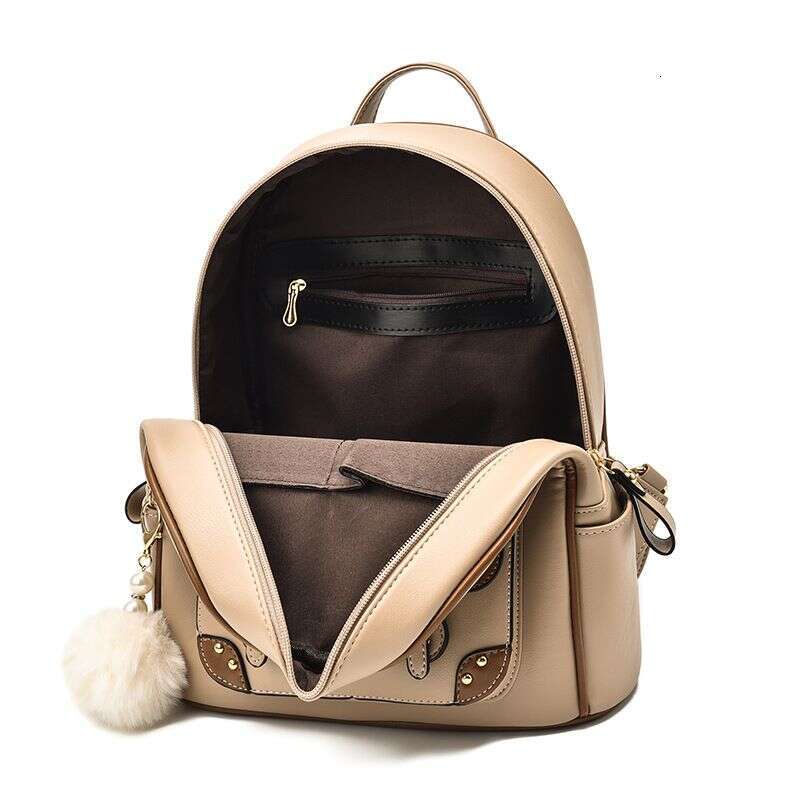 Women's 2025 New Simple Atmosphere Students Korean Version Backpack Leisure Travel Bag
