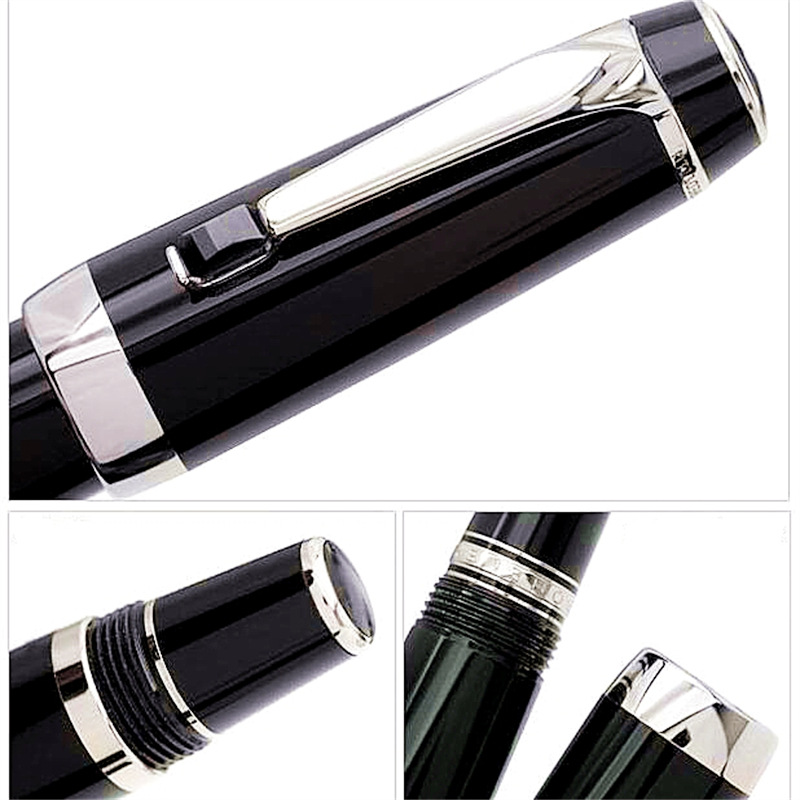Wholesale Bohemies Black Resin Mini Rollerball Portable Short Travel Office School Dwe74 Writing Ball Pens With Gem And Serial Number