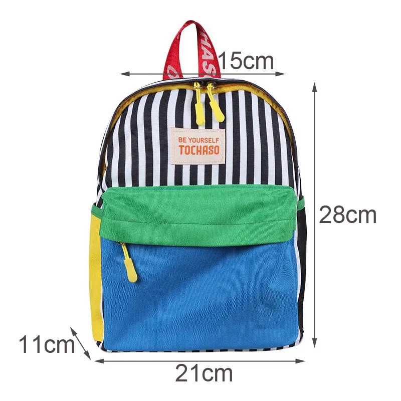 Canvas Kids Backpacks Portable Children School Bags for Girls Boys Kindergarten Schoolbag Fashion Baby Travel Bag 250813