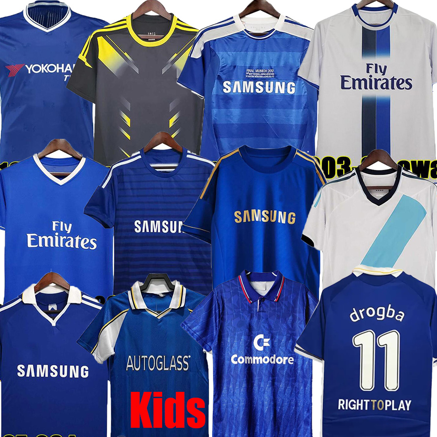 CFC Retro Soccer Jerseys Lampard Torres Drogba TORRES 11 12 13 94 95 96 97 98 99 Terry 2011 retrio Football Shirts Camiseta WISE 05 06 COLE ZOLA Vialli 07 08 01 03 HUGHES