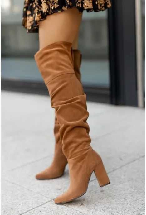 Elegant Ladies' Over-the-Knee Ankle Booties for Cold Seasons | Sleek Design & Comfort Fit