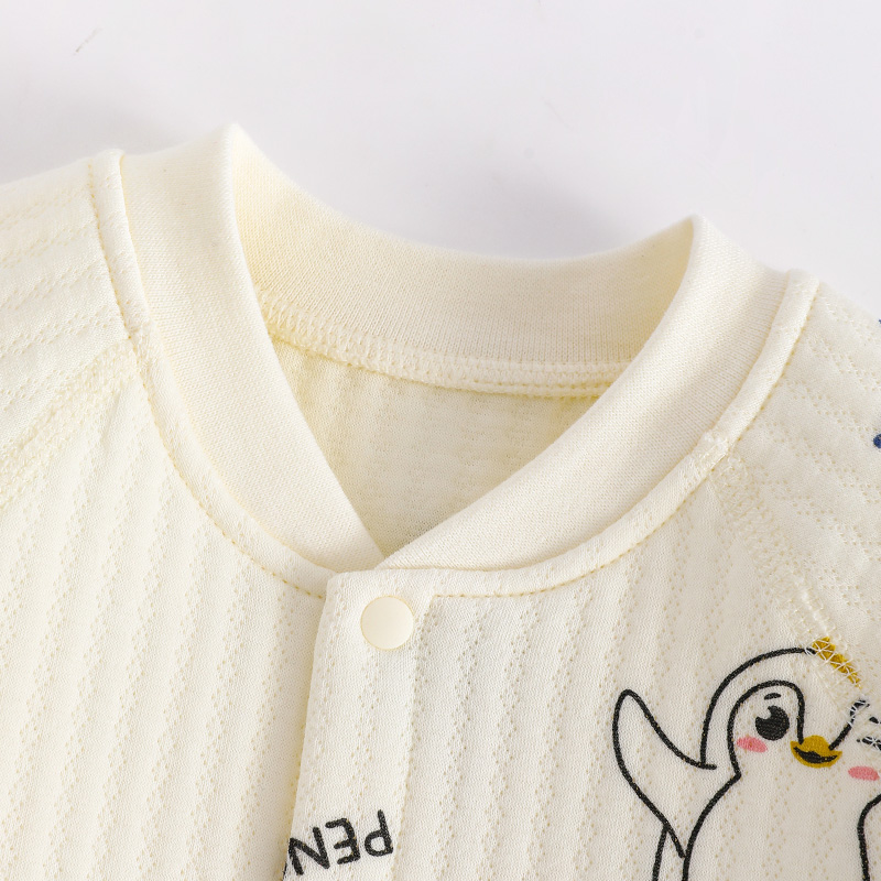 childs breathable insulated full body garment made of soft spun fabric