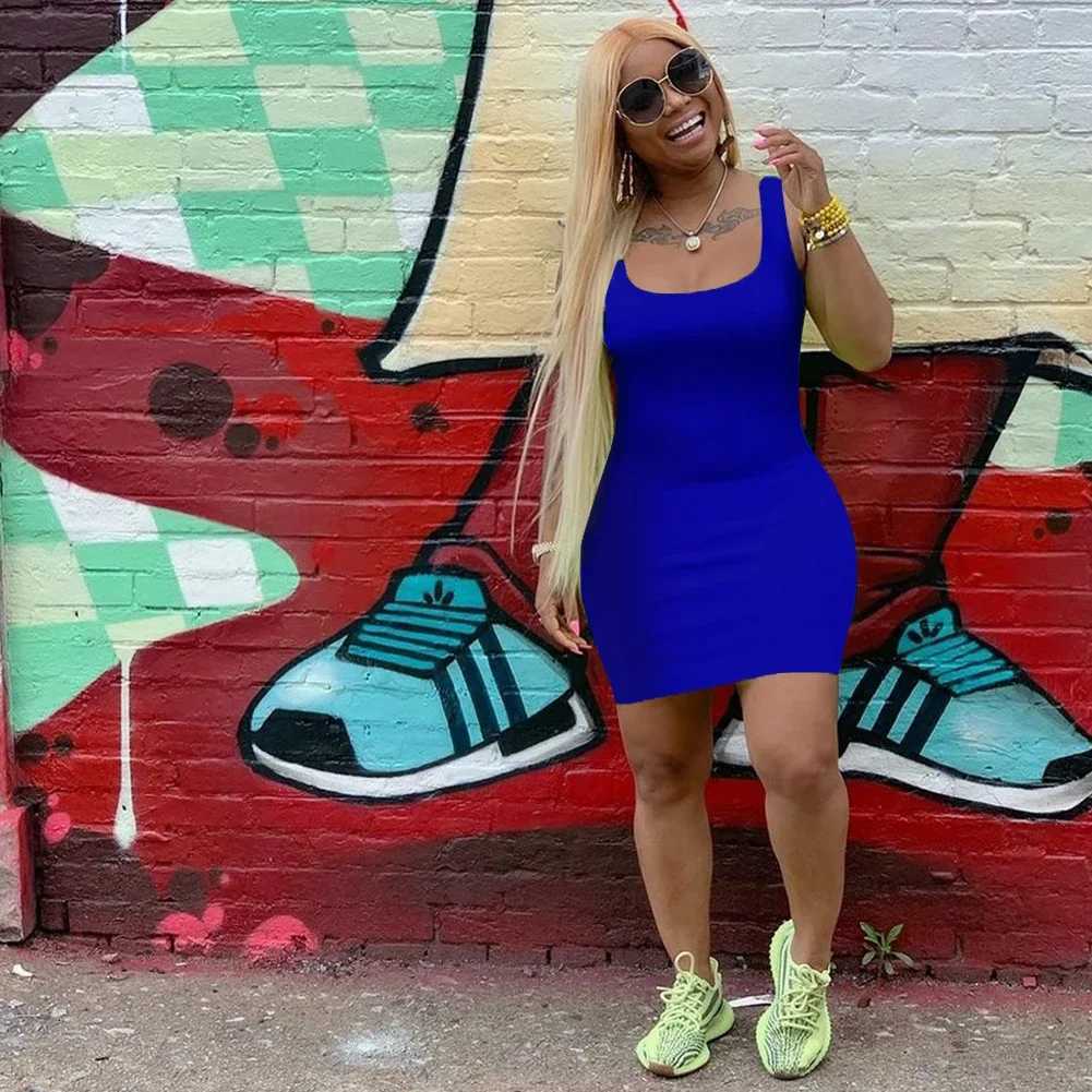 2024 Summer New Womens Solid Color Strap Casual Dress XJ250814