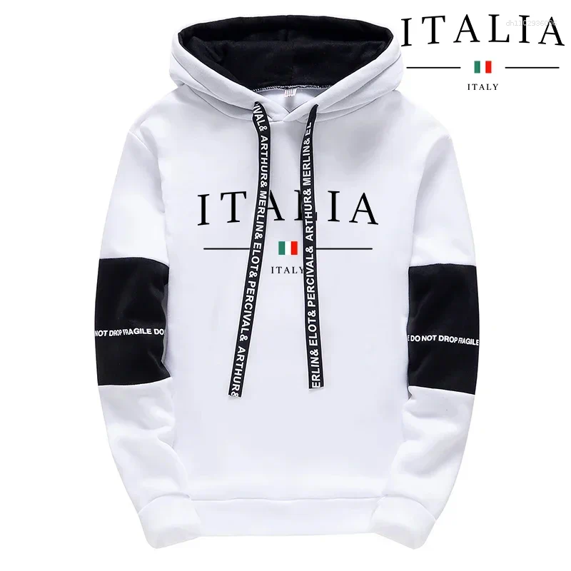 Men's Hoodies 2025 Hooded Sweatshirts Sweatpants Italy Fashion Hoodie Streetwear Male All Seasond Daily Casual Sport Clothes