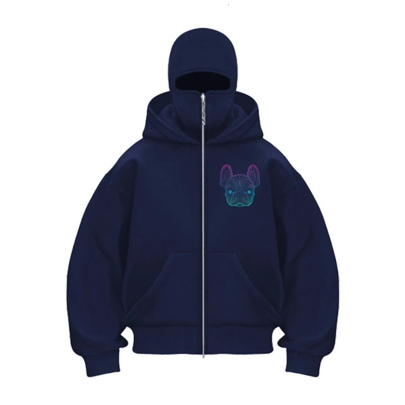 2025 Mens Sports Mask Hoodie AutumnWinter Casual Sports Top Street Warm Fashion Hoodie 250813