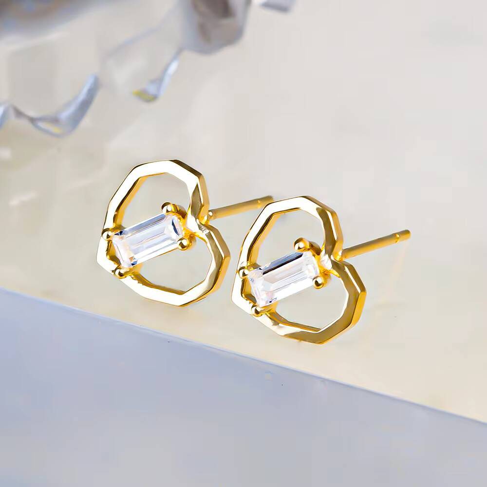 Made in Korea NeeGee Jewelry Fashion Loose Cubic Zirconia Filled Earrings