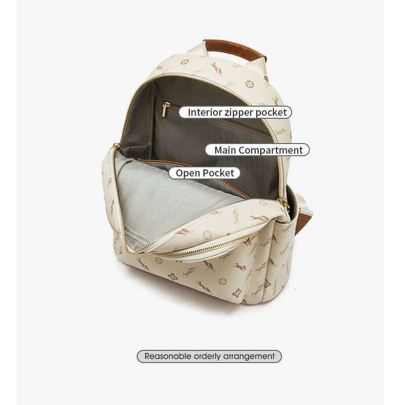 Designer Bags Women's Signature PVC Printing Fashion Shoulder Bag Ladies Travel Rucksack Female Casual Monogram Backpack Luxury Bag