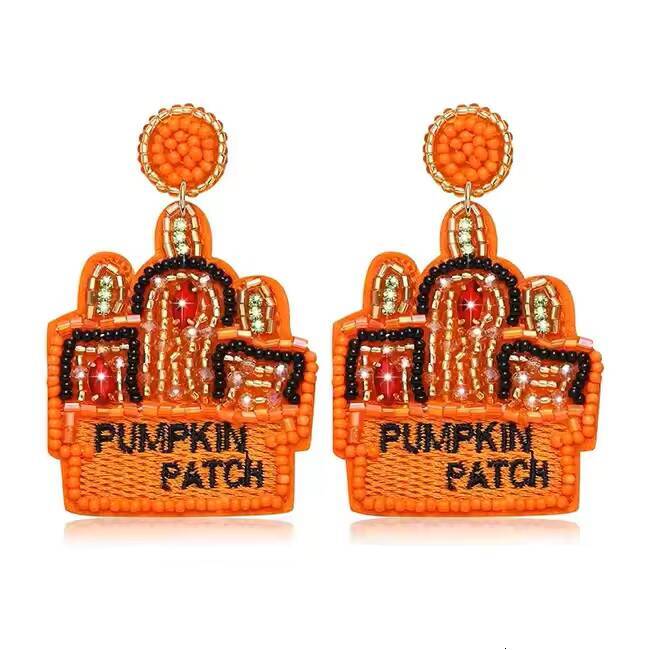 Design Handmade Embroidery bohemian Seed Beaded fashion Earrings Indian Women's Jewelry