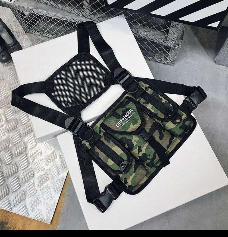2022 New Functional Tactical Fashion Trendy Brand Vest Backpack Workwear Chest Bag
