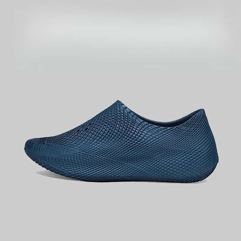 JGJP Black Warrior Breathable Honeycomb Lightweight Soft Sole Unisex 3D Printed One-piece Coconut Clog Shoes