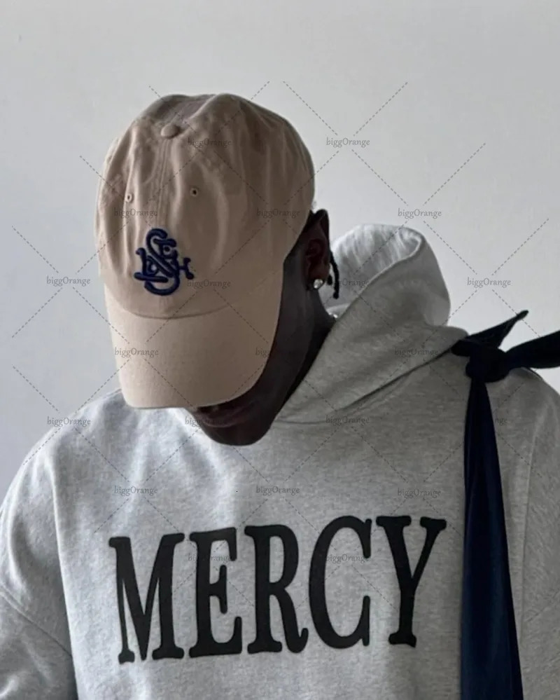 High Street American Retro Classic Letter Printing Casual Oversized Sweatshirt Men Trendy Harajuku Y2K Hoodie Women Streetwear 250813