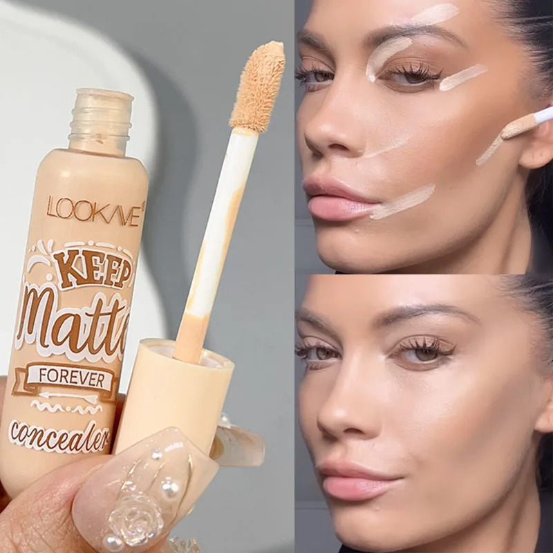 Waterproof Matte Liquid Concealer Cream Makeup Cover Dark Circles Foundation Modify Face Contouring Cosmetics 250813