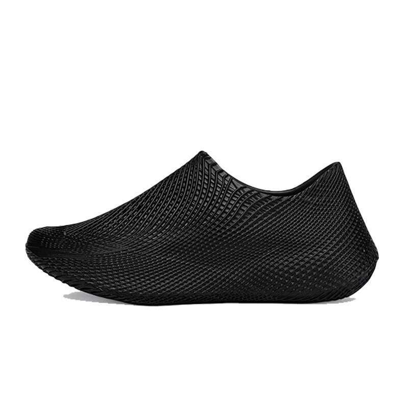 JGJP Black Warrior Breathable Honeycomb Lightweight Soft Sole Unisex 3D Printed One-piece Coconut Clog Shoes