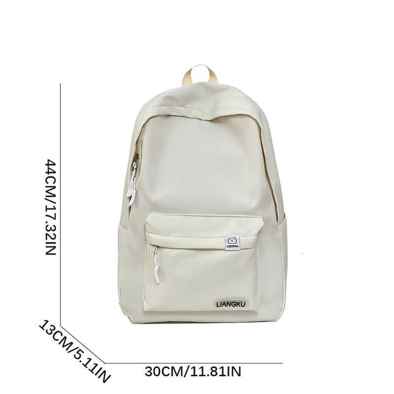 New Waterproof Nylon Women Backpack Female Travel Bag Backpacks Schoolbag for Teenage Girls Solid Color Bookbag Mochila Bookbag XJ250814