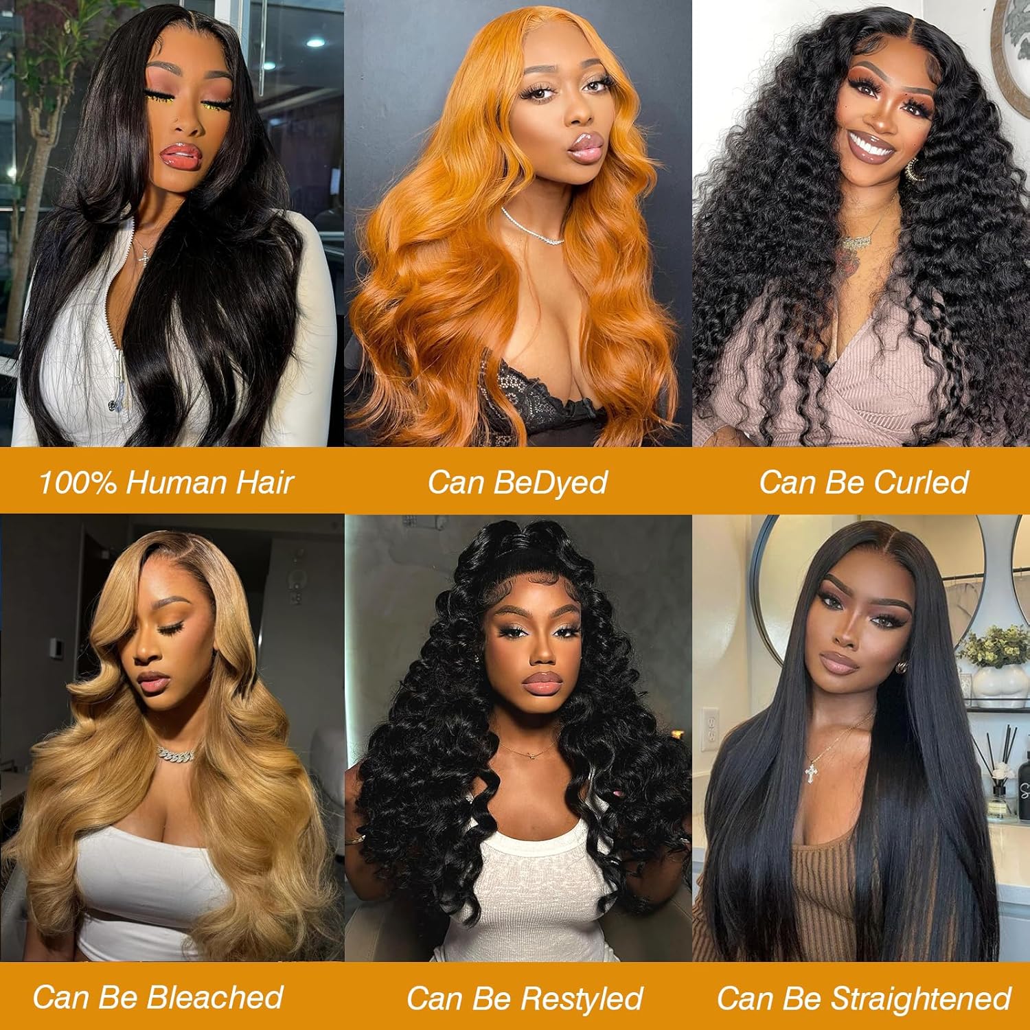 Human Hair Bundles Body Wave Bundles 10A Grade 100% Unprocessed Brazilian Virgin Hair 3 Bundles Deals Real Human Hair Extensions For Black Women Natur