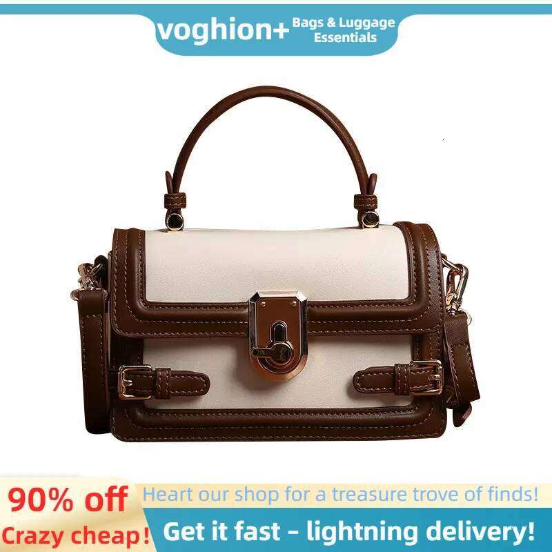 Colored Handheld Box for Spring 2024 Versatile Women's One Shoulder Bag, Small and end, High Sense Crossbody Bag