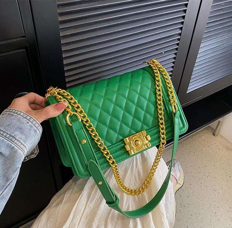 Dia Pattern Shoulder Bags Women High-quality Chain Crossbody Bag