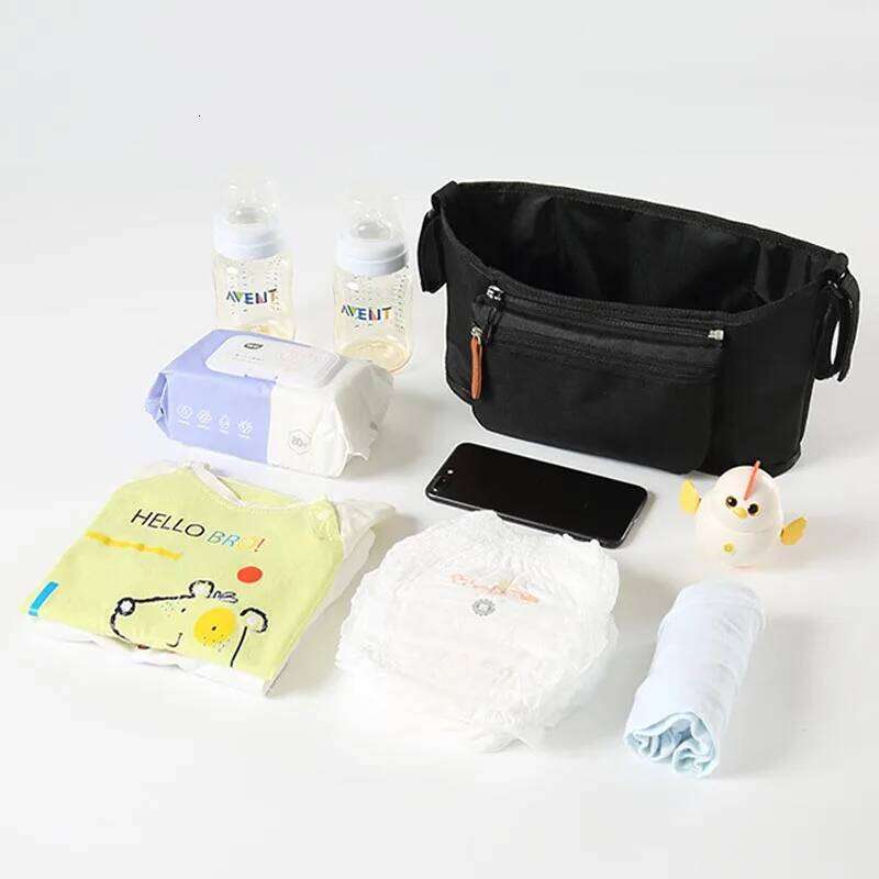 Storage Mommy Large Capacity Travel Hanging Bag Phone Bottle Holder Pram Diaper Bags Baby Stroller Accessories