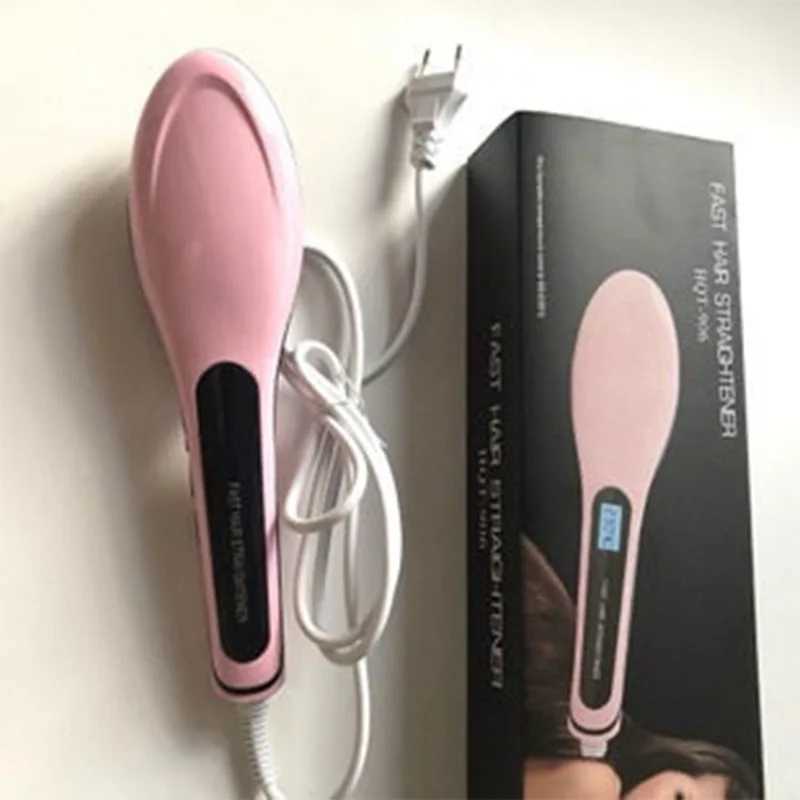 906 Straight Hair Comb Hair Straightener Does Not Hurt The Hair Ceramic Electric Splint Straight Hair Hairdressing Comb W250814