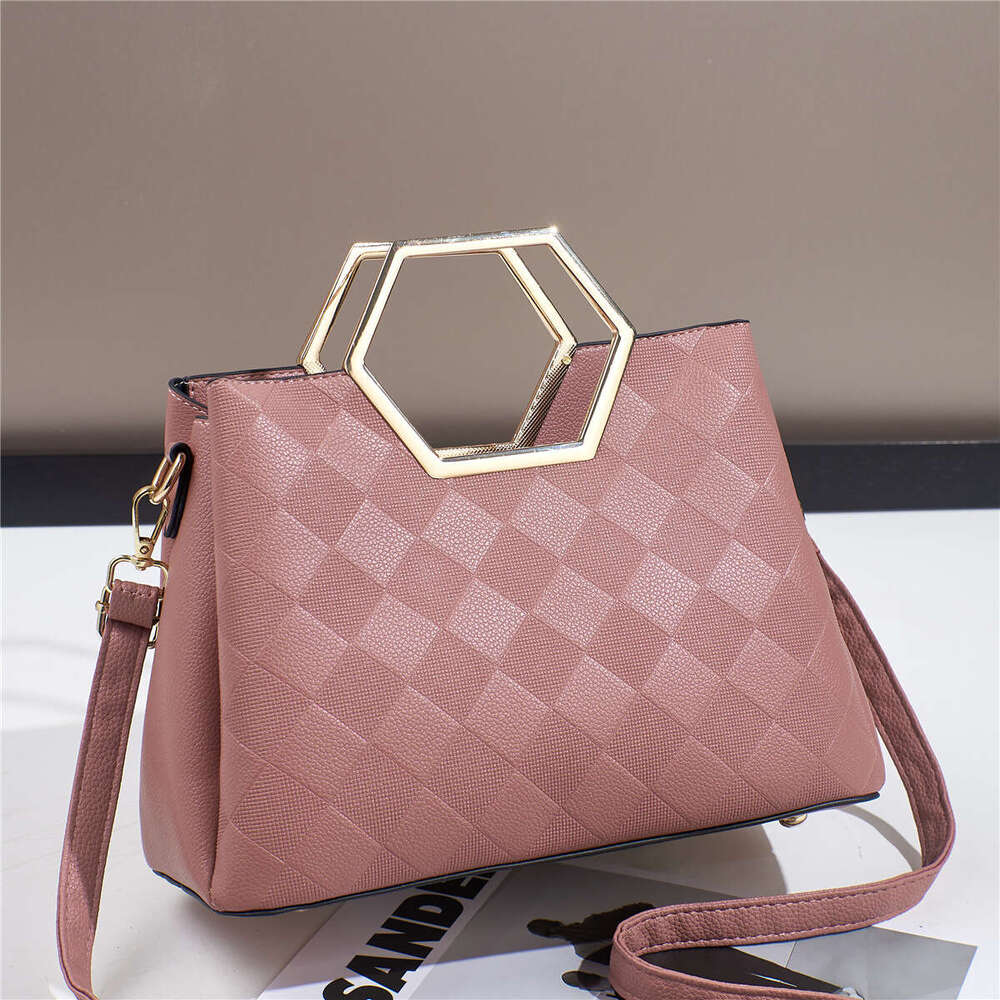 Designer bag Luxury bag New Personality Single Shoulder High-End Versatile Small Square Handbag Textured Women's Bag