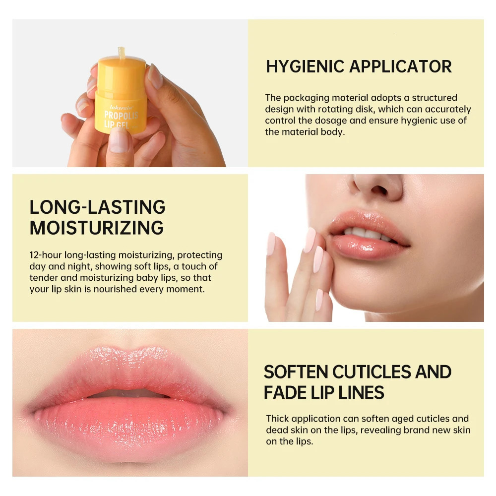 Honey Lip Hydrating Lip Balm Mask 12hrs Long-lasting Moisture Butter Propolis Lipcerin Gentle Dispenser Exfoliation Twist Kore 250813