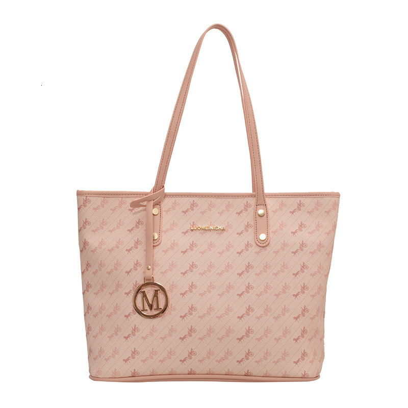 Free Shipping Designer Women's High-quality Large Capacity Handbag, New Printed Versatile Single Shoulder Crossbody Bag, Simple Commuting Shoppin