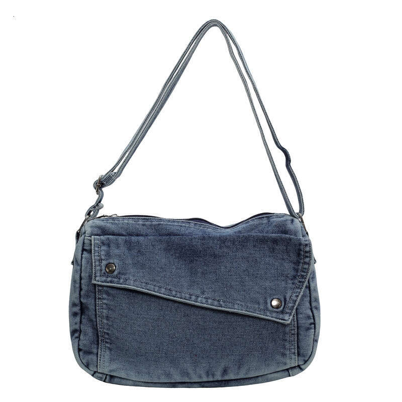 2025 Bags Designer Women New Niche Geometric Pillow Fashion Denim Crossbody Single Shoulder Underarm Bag