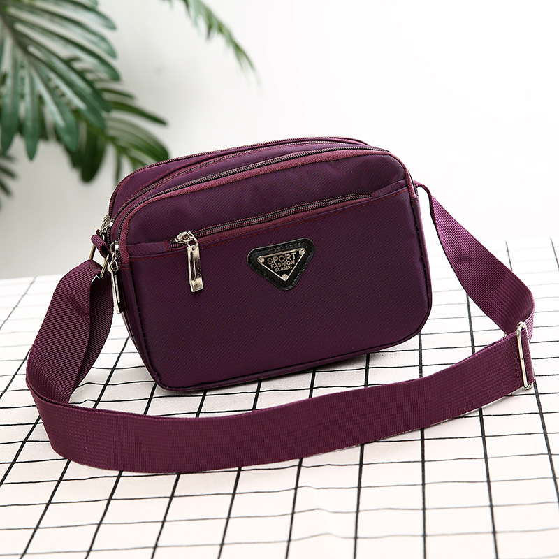 2025 Spring New Street - style Women's Cross - body Bags. Nylon Shoulder Bags Casual Small Square Nylon Bags for Women