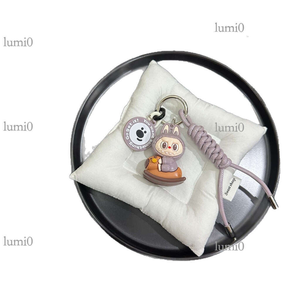 2025 Spring New Cartoon Mini Personality Labubu Bag Cute Car Pendant Hanging Decoration Gift