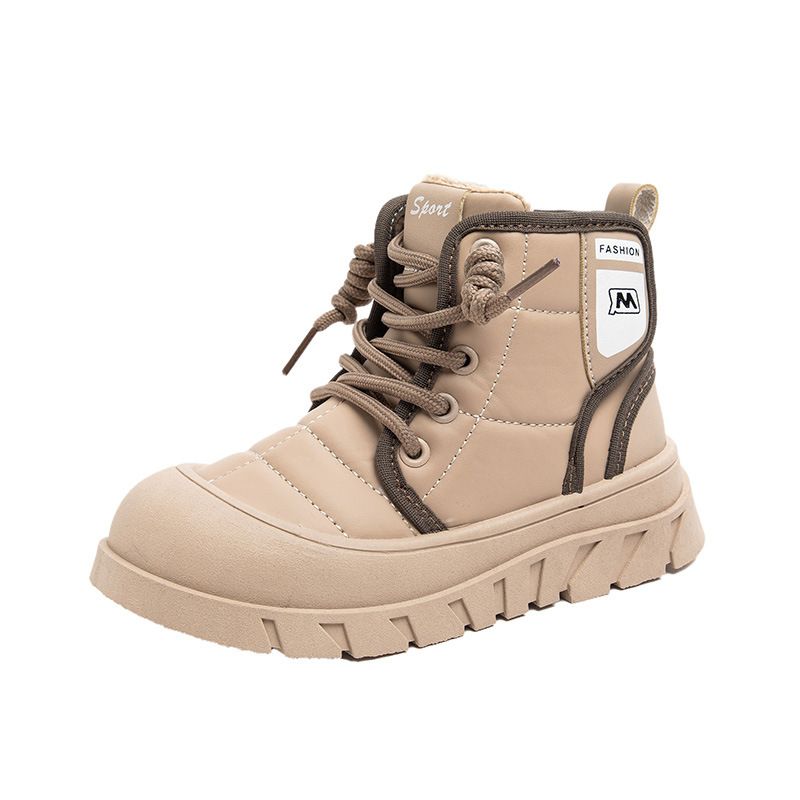 Youth Girls Boys Boots Children Winter Shoes Outdoor Windproof Waterproof Kidsnest Kids Sneakers Soft-soled Non-slip Toddler Boots Sizes US9C-US5Y 000